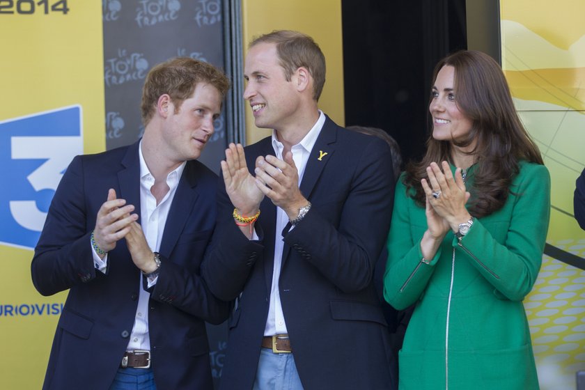 Książę Harry książę William i księżna Kate