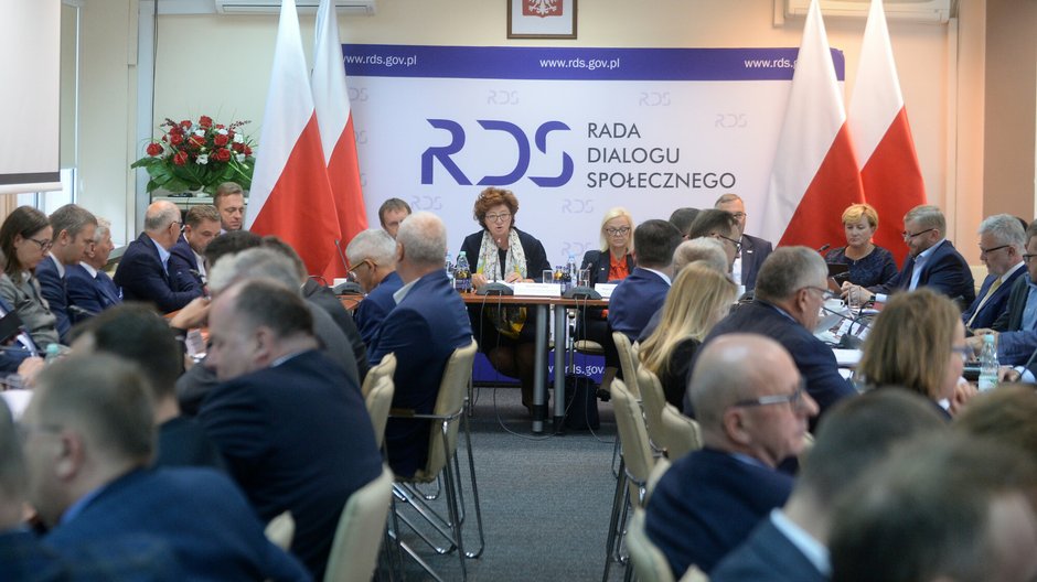 Posiedzenie Rady Dialogu Społecznego we wrześniu 2019 r.