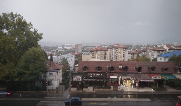 Pljusak na Voždovcu