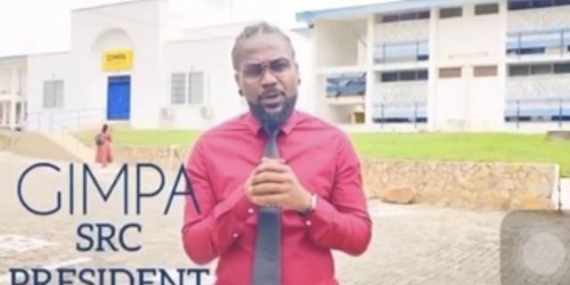 Samini campaigns for votes as GIMPA SRC president 