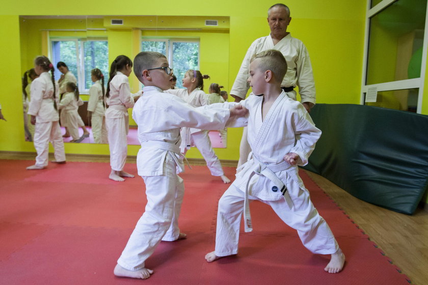 Przyszpitalna sekcja karate dla dzieci