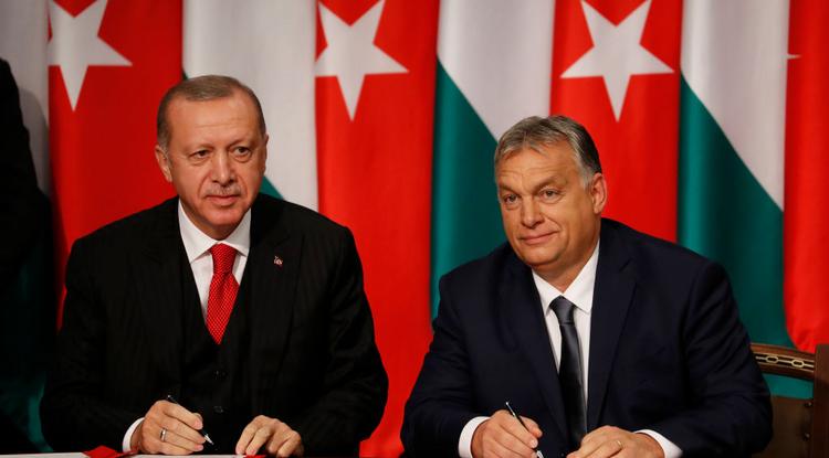 Orban Viktor és Recep Tayyip Erdoğan