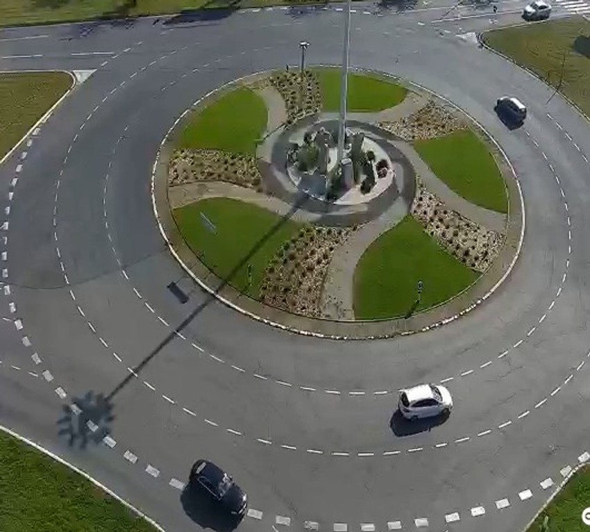 Kružni tok na Novom Beogradu