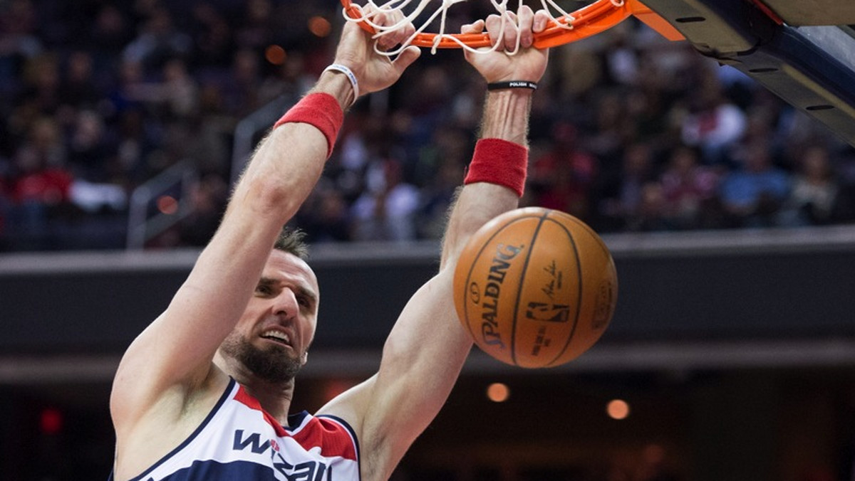 To była "polska noc" w NBA. Podczas spotkania Washington Wizards z Sacramento Kings wygranego przez Czarodziejów 113:97 obchodzono "Polish Heritage Night". Marcin Gortat zdobył dla zwycięskiej ekipy 13 punktów.