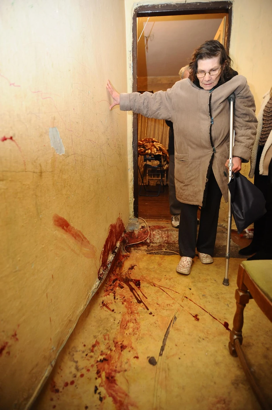 Slobodanka u sobi gde je upucan Aleksandar