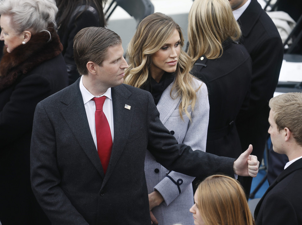 Lara Trump z mężem Erikiem