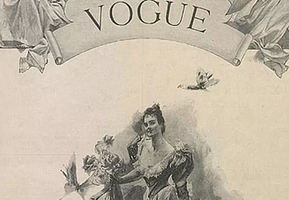Tak wyglądała okładka pierwszego numeru "Vogue'a" z 1892 roku