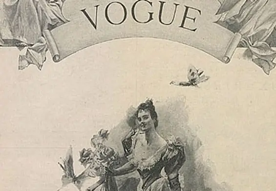 Tak wyglądała okładka pierwszego numeru "Vogue'a" z 1892 roku