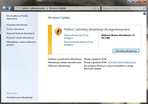 Pamiętajmy o regularnej aktualizacji oprogramowania. W tym celu warto sięgnąć po narzędzie Windows Update oraz zaglądać od czasu do czasu do naszego działu Download.