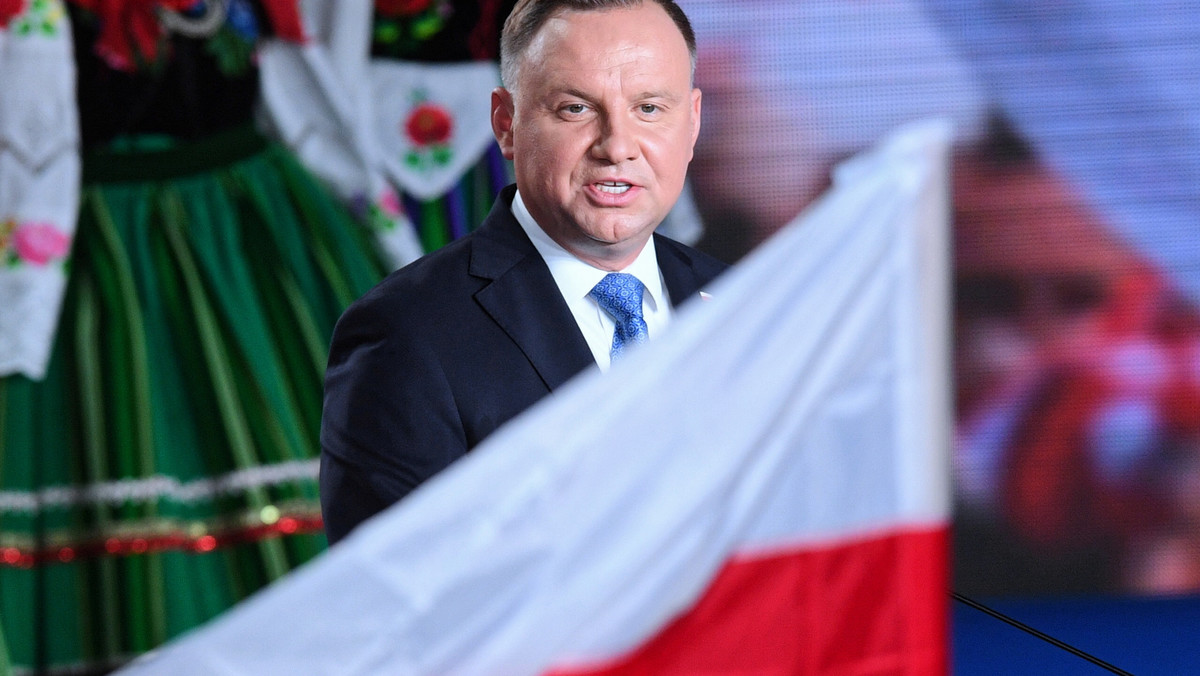 Wybory prezydenckie 2020. Andrzej Duda w wyborczy poranek