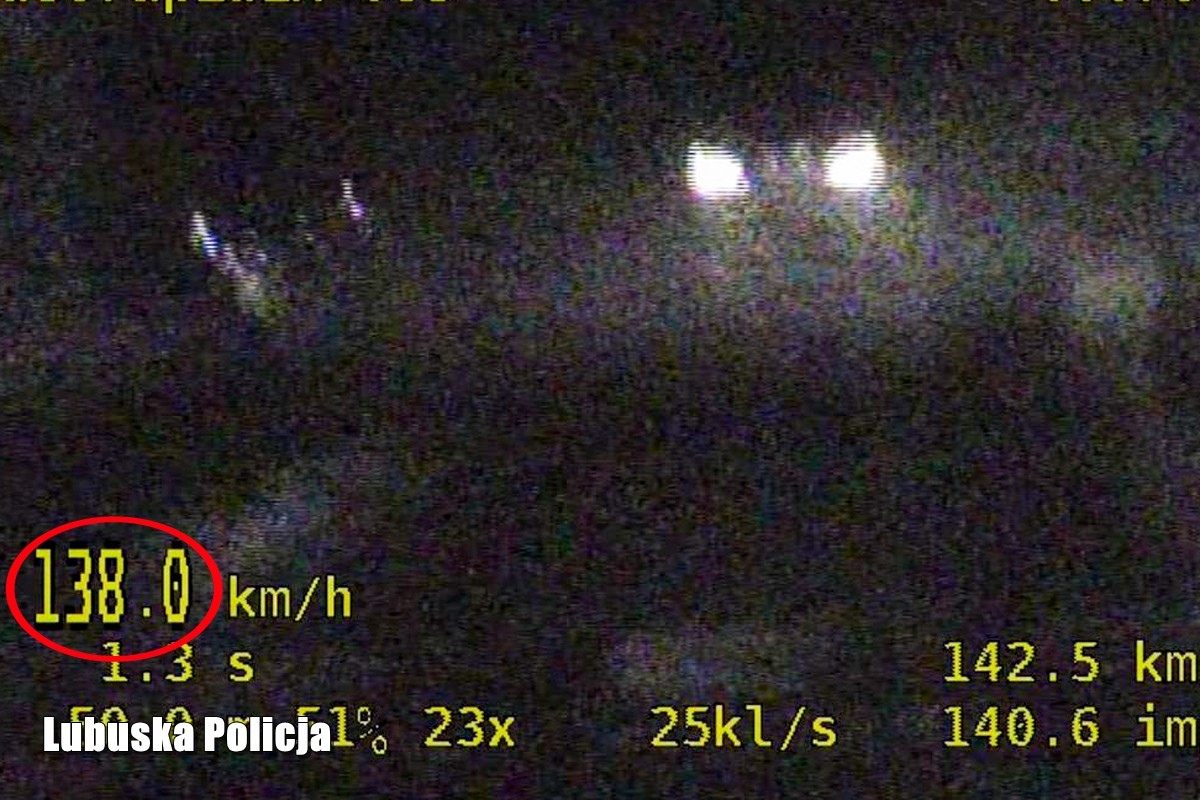 Policja zatrzymała pirata drogowego. Gnał prawie 140 km/h w terenie zabudowanym