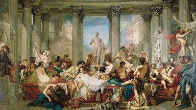 The Romans of the Decadence, 1847 (oil on canvas)