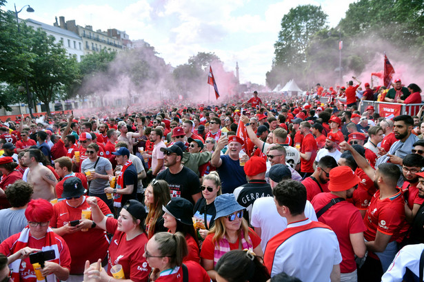 Kibice Liverpoolu przed finałem Ligi Mistrzów w Paryżu