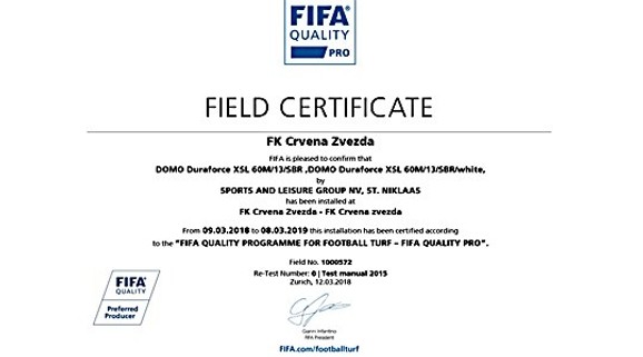 Potvrda iz FIFA