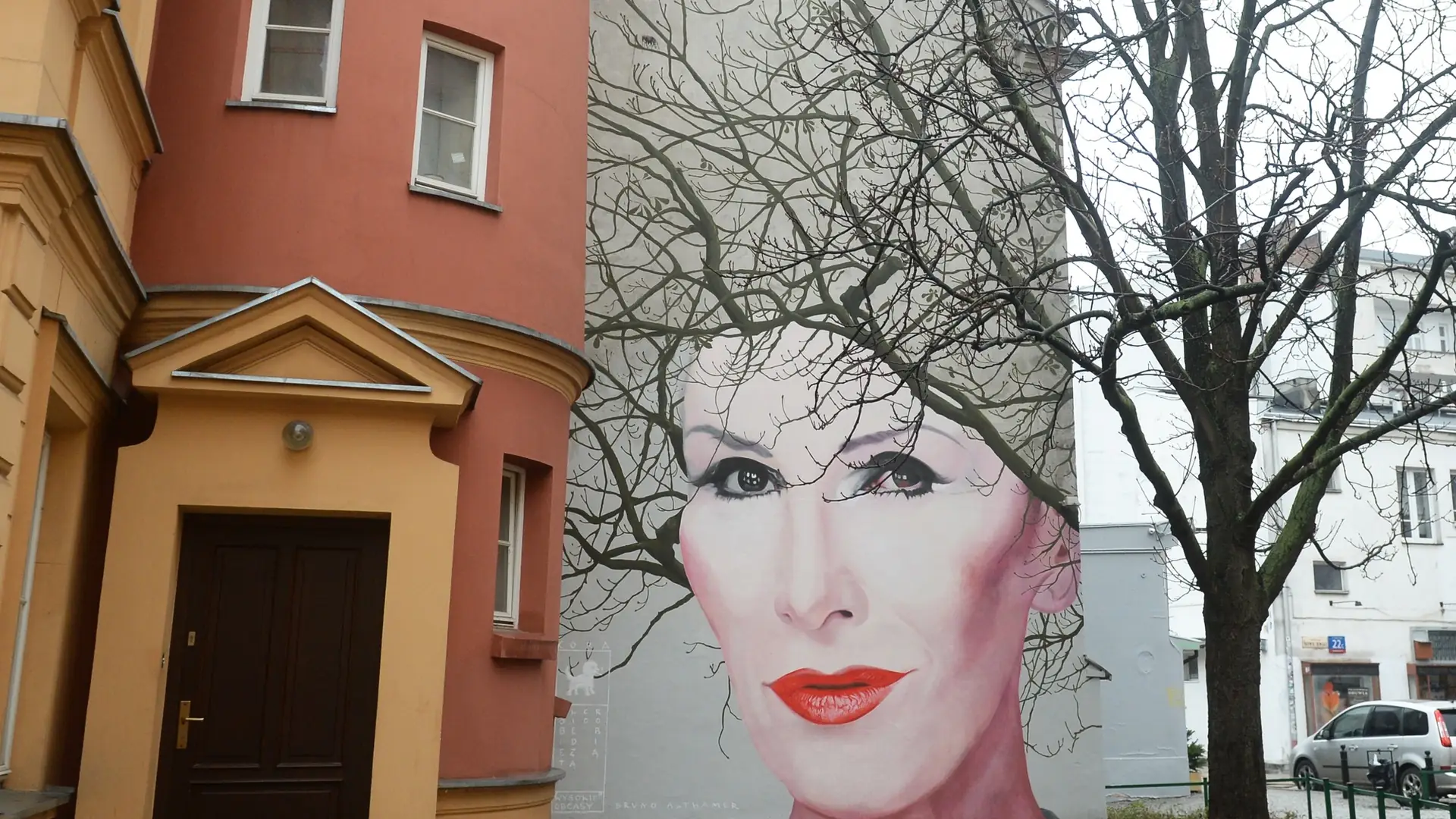 W Warszawie powstał mural w hołdzie dla Kory. Zmieni wygląd w zależności od pory roku