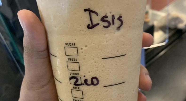 ISIS cup minneapolis target Starbucks