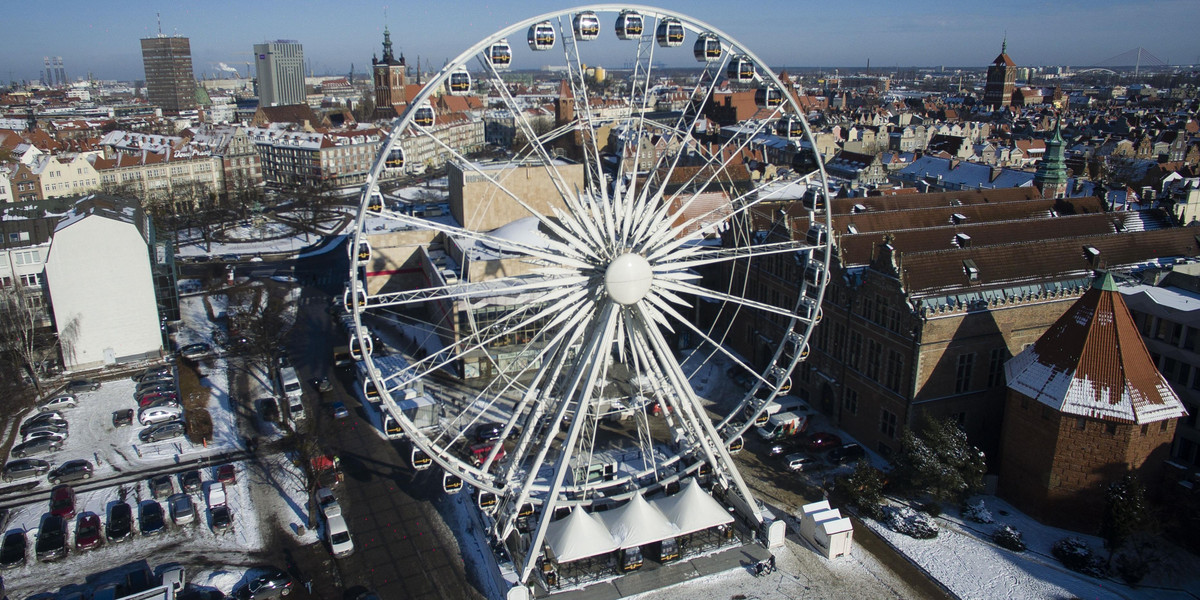 Koło widokowe w Gdańsku 