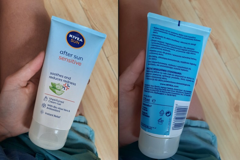 Nivea Sun after sun sensitive krem-żel po opalaniu