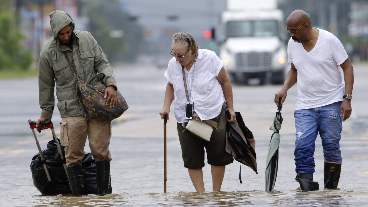 USA HURRICANE HARVEY FLOOD (Major flooding hits the city of Houston, Texas after Hurricane Harvey makes landfall as a tropical storm)