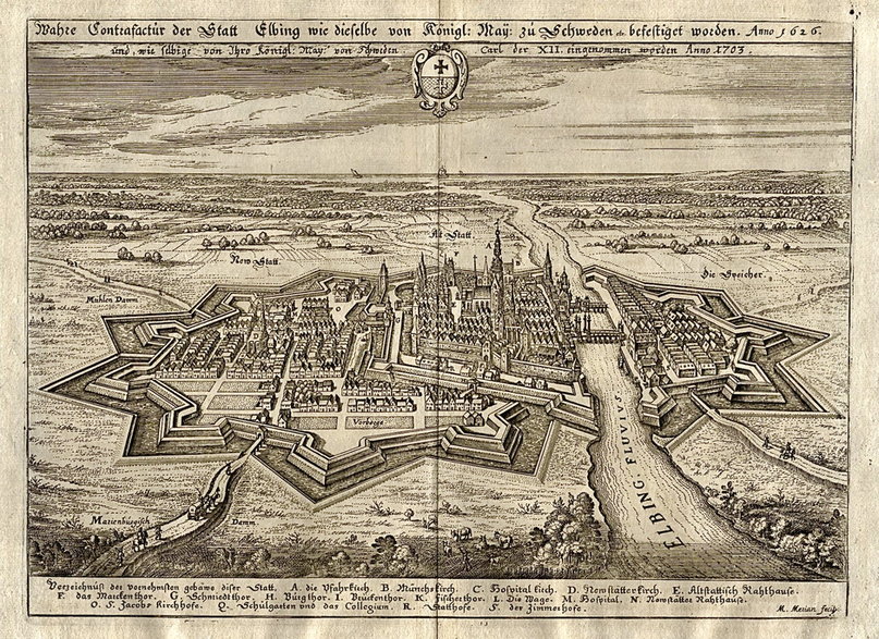 Elbląg w 1626 r.