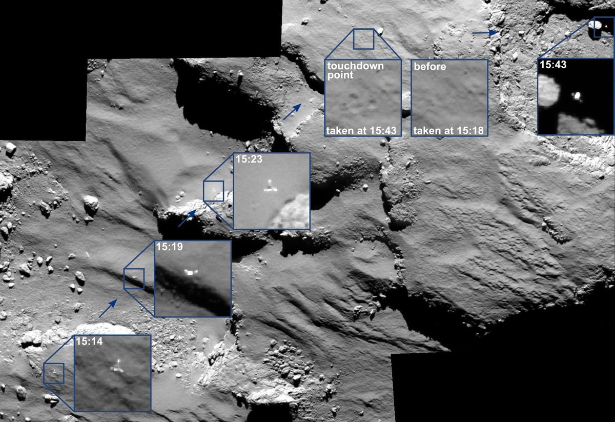 Lądownik Philae na komecie