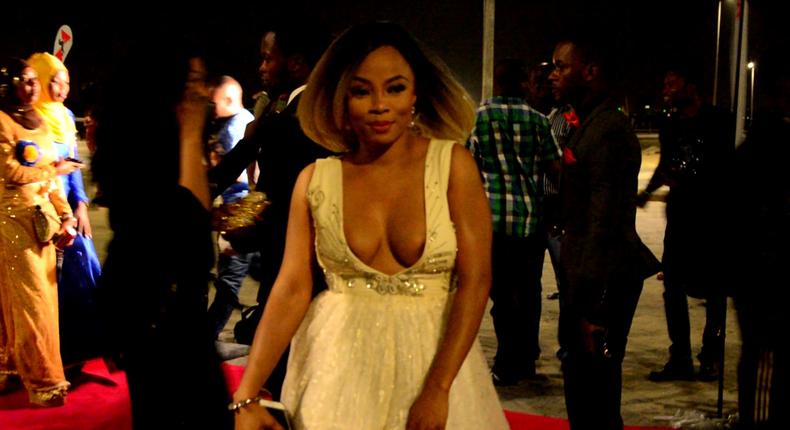 Toke Makinwa in Chidinma Obairi at AFRIFF 2015