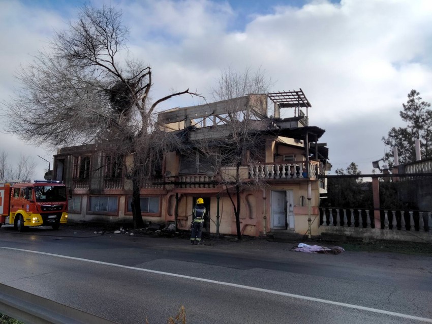 Izgoreli objekat u Petrovaradinu