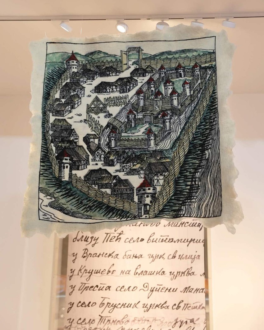 Mapa Šapca sa nedavne kolonije u tom gradu