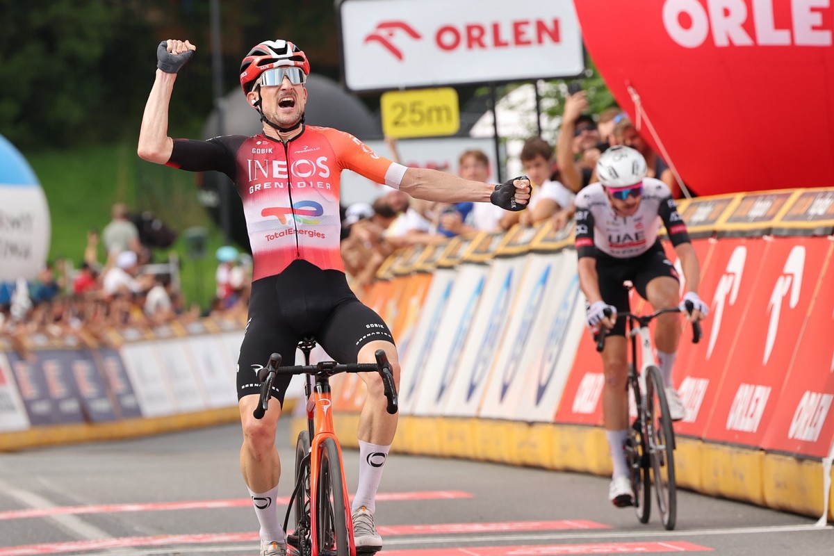 Rafał Majka w czołówce etapu Tour de Pologne. Langellotti wygrywa i lideruje wyścigowi