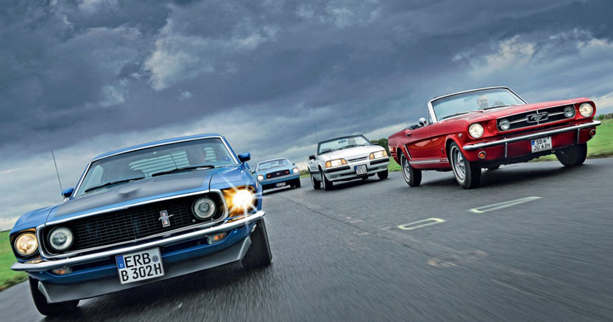 Ford Mustang Эволюция