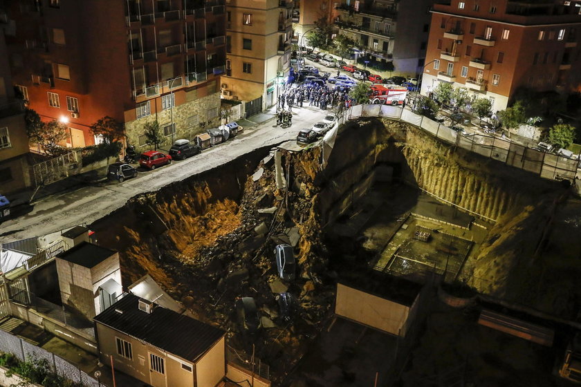 W Rzymie zapadła się ziemia. Przerażające zdjęcia