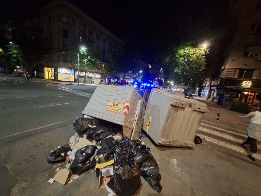 ulice posle protesta