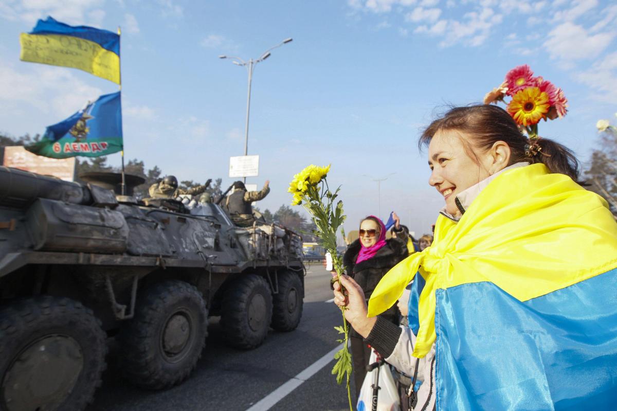 Красивые украинские солдаты