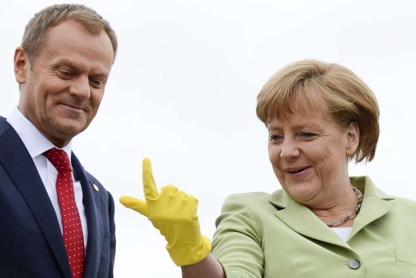 tusk i merkel