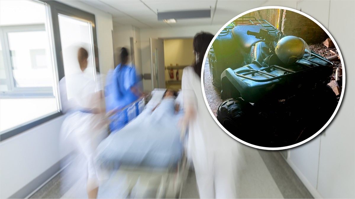 Pijany wsadził 7-latka na quada. Po wypadku zostawił go rannego