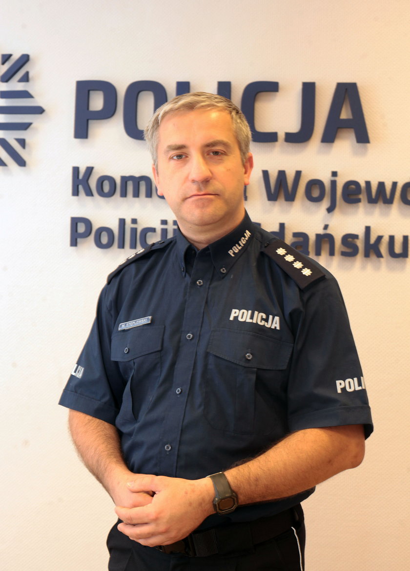 Podinsp. Maciej Stęplewski, rzecznik prasowy Komendy Wojewódzkiej Policji w Gdańsku