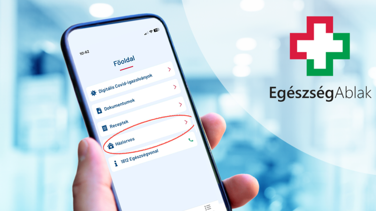 egészségügy egészségablak app háziorvosa legfontosabb adatai