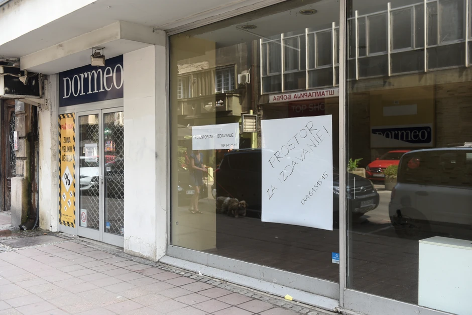 Zatvorena Dormeo radnja u Kosovskoj ulici u Beogradu