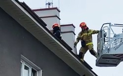 O krok od tragedii. Po dachu kamienicy chodziła... 4-letnia dziewczynka, jej matka była pijana