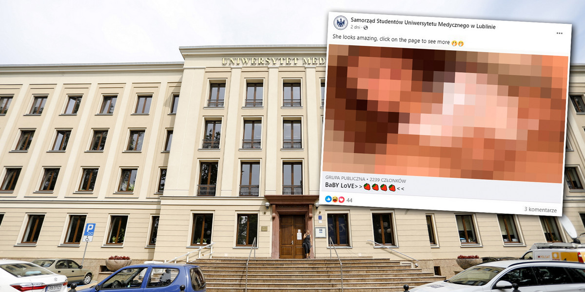 Erotyczne treści na profilu społecznościowym lubelskiego uniwersytetu. 