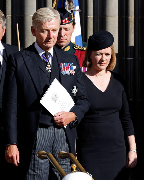 Sir Clive Alderton i Sophie Densham (Edynburg, 12 września 2022 r.)
