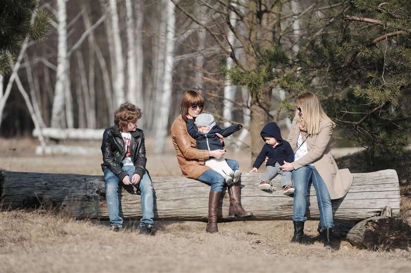 Dorota Gawryluk z córeczką. Foto