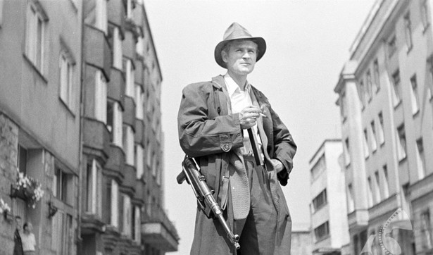 Stanisław Mikulski w filmie "Zamach" (fot. Witold Mickiewicz, źródło: Filmoteka Narodowa)