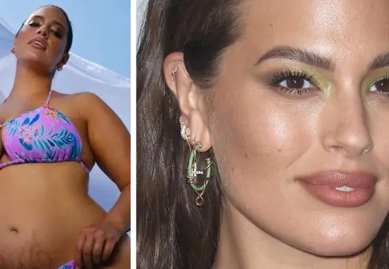 Ashley Graham wystąpiła w nowej sesji. Z dumą zaprezentowała ciążowe rozstępy