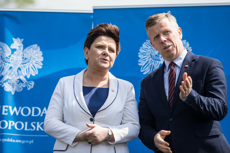 Beata Szydło i Piotr Ćwik (02.05.2019)