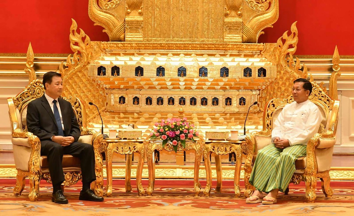 China security minister Wang Xiaohong visits Myanmar