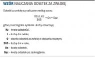 Wzór naliczania odsetek za zwłokę