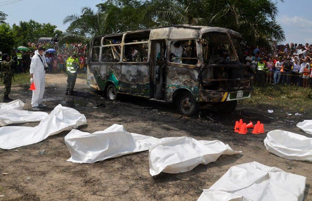 Tragedia w Kolumbii. Dzieci zginęły w pożarze autobusu