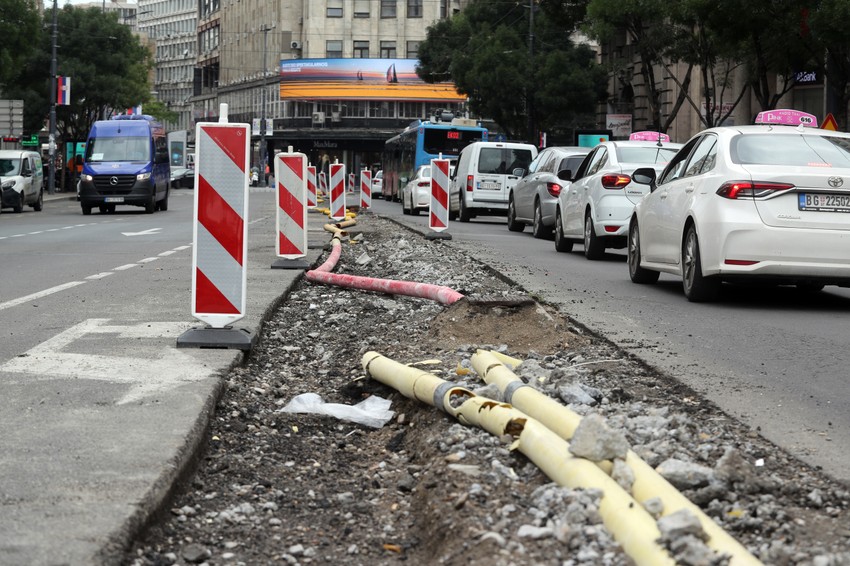 Stvaraju se gužve zbog radova