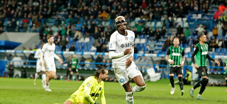 Victor Osimhen show. Hat-trick w 16 minut. Napoli rozgromiło Sassuolo 6:1 [WIDEO]